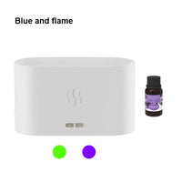 Thumbnail for Xiaomi - White or Black - Up to 7 Colors Simulated Flame Ultrasonic Humidifier USB Essential Oil Diffuser Air Freshener - Aromatherapy - [11-14 DAY DELIVERY] - 2 COLORS -