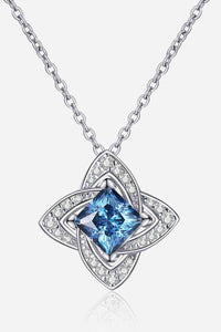 Thumbnail for 1 Carat Moissanite Floral Pendant Necklace