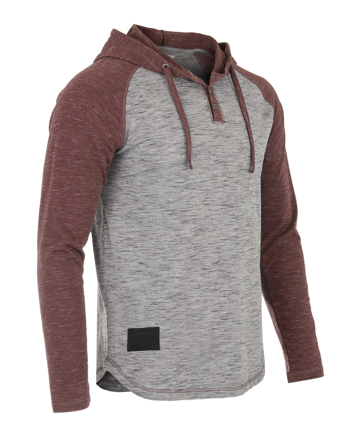 Men's Hoodie Pullover Sweatshirt – Long Sleeve Athletic Casual Active  Button Raglan Henley Shirt Hooded T - 1 COLOR