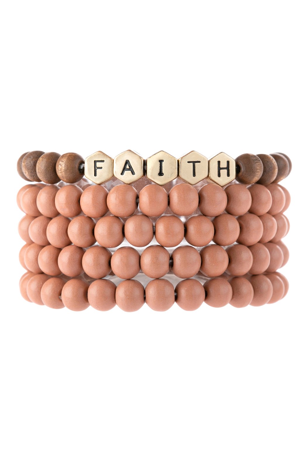 "Faith" Multiline Bracelet