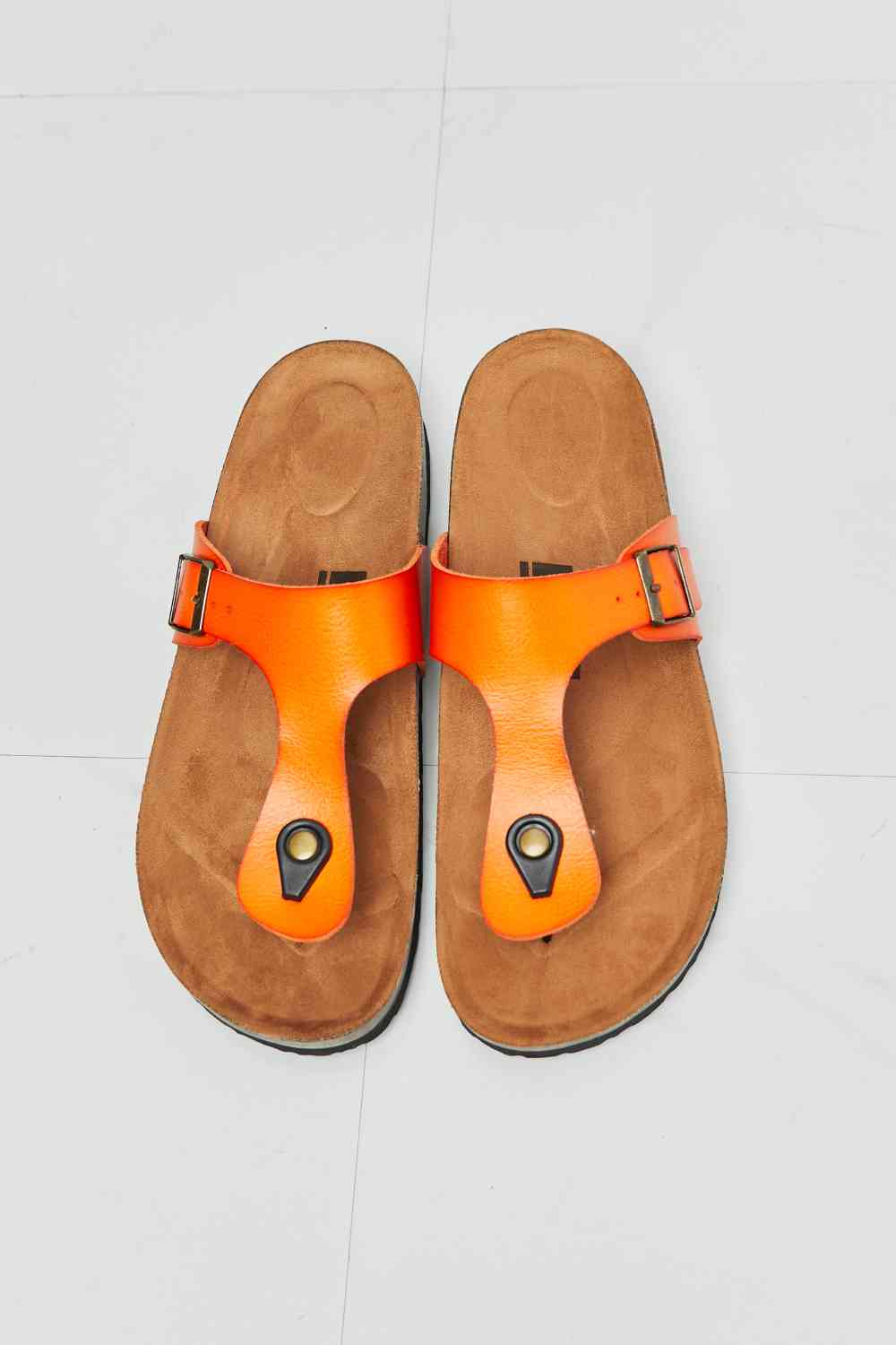 MMShoes Drift Away T-Strap Flip-Flop in Orange - T - 1 COLOR -