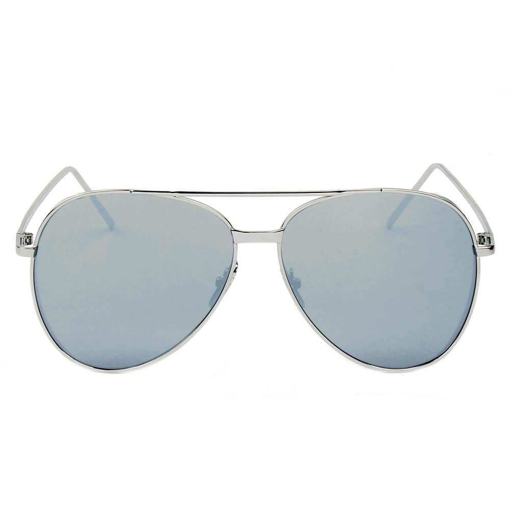 Delan | CD12 - Premium Mirrored Lens Oversize Aviator Sunglasses - 6 COLORS -