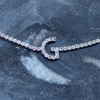 Thumbnail for Sparkly Initial Anklet - 15 LETTERS -