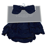 Thumbnail for Midnight Moon Bamboo Bloomer Headband Set -