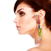 Thumbnail for BEGADA - The Dancing Peacock Earrings -