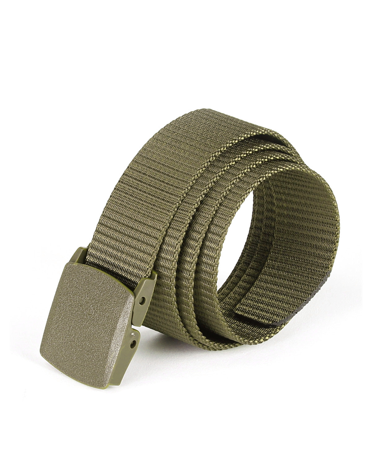 Mens Adjustable Nylon Strap Military Tactical Web Belt Plastic Buckle - 6 COLORS -