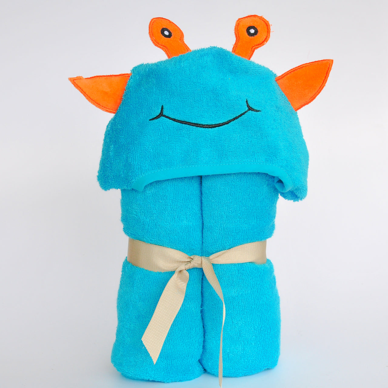 Little Ashkim - Bamboo Rayon Alien Hooded Turkish Beach Towel  -