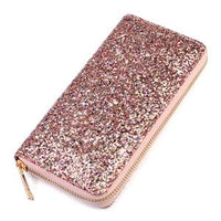 Thumbnail for Glitter Zipper Wallet - 8 COLORS -