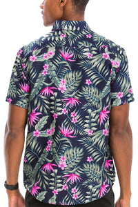 Thumbnail for WEIV - Digital Print Hawaiian Short Sleeve Shirt -