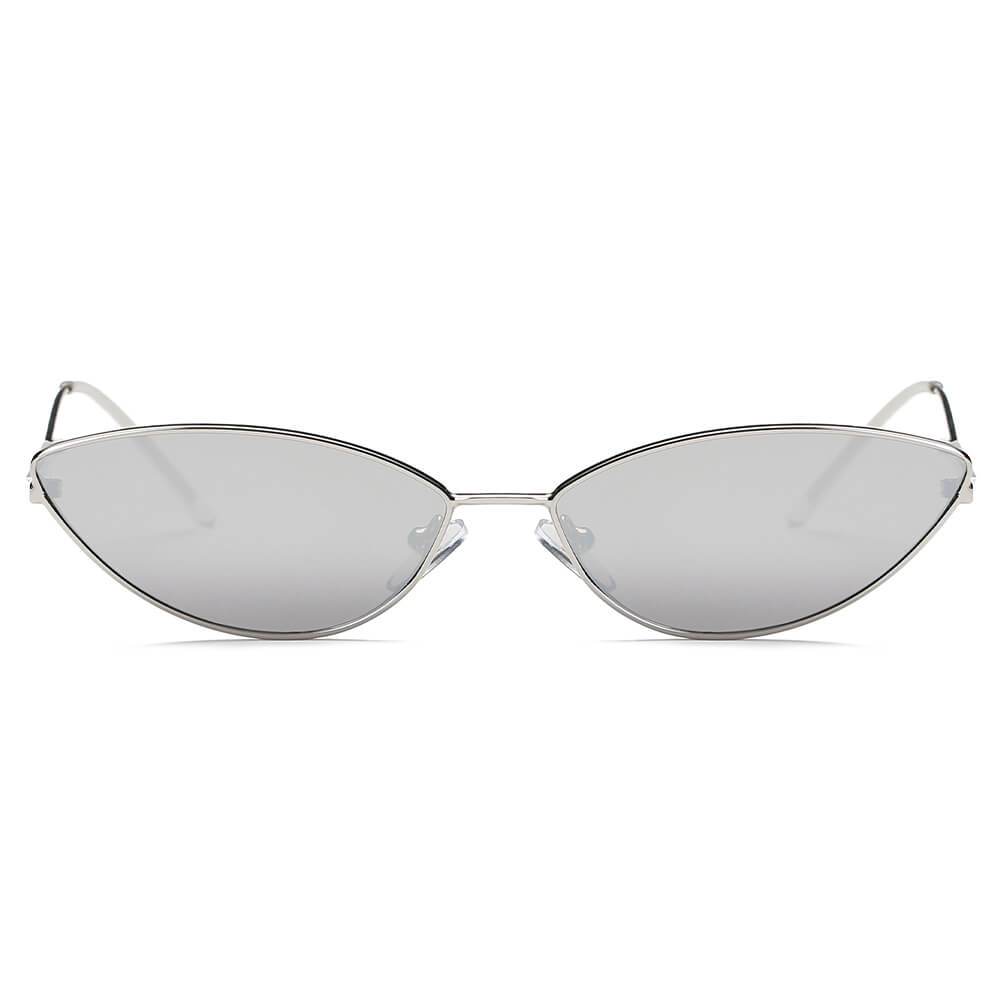 Flint | Small True Retro Vintage Slim Metal Sunglasses - 4 COLORS -