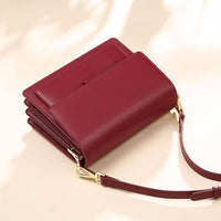 Thumbnail for Shomico - Small Genuine Leather Handbags Casual Shoulder Bag Square Shape - 3 COLORS -