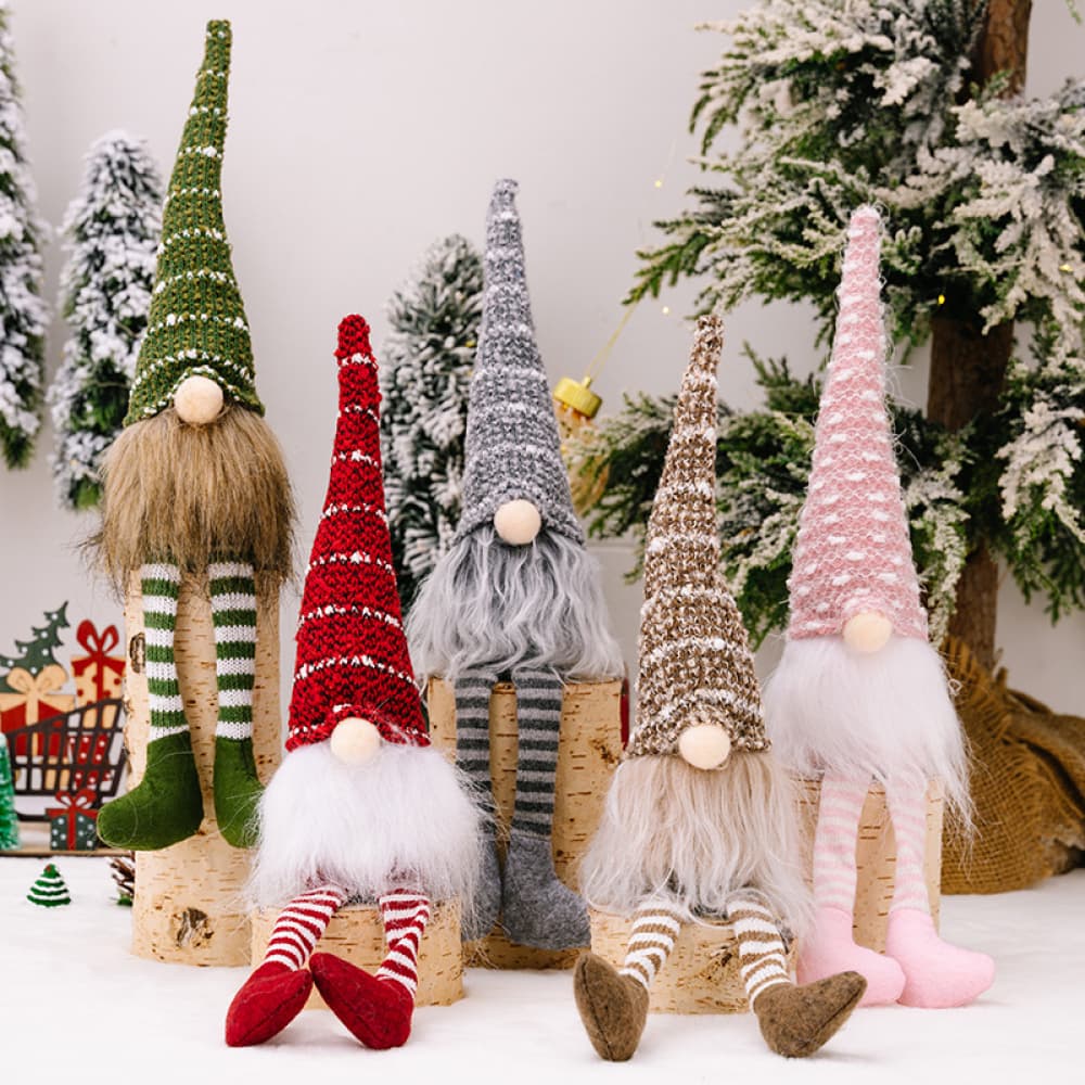 Long Leg Christmas Gnomes - 11.4" - [5-10 DAY DELIVERY] - T - 5 COLORS -