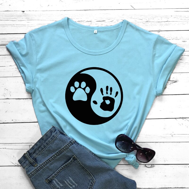 Yin Yang Palm and Paw Print - [23 DAY DELIVERY] - 17 COLORS -