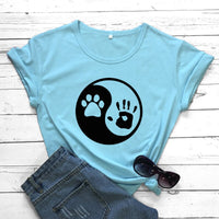 Thumbnail for Yin Yang Palm and Paw Print - [23 DAY DELIVERY] - 17 COLORS -