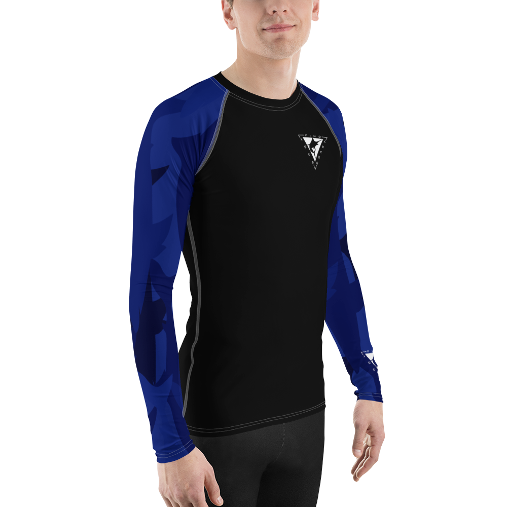 FYC - Men's Blue Coast Sleeve Performance Rash Guard UPF 40+ - 1 COLOR -