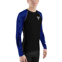 Thumbnail for FYC - Men's Blue Coast Sleeve Performance Rash Guard UPF 40+ - 1 COLOR -