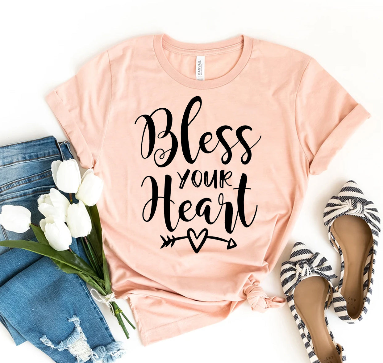 Bless Your Heart T-Shirt - 11 COLORS -