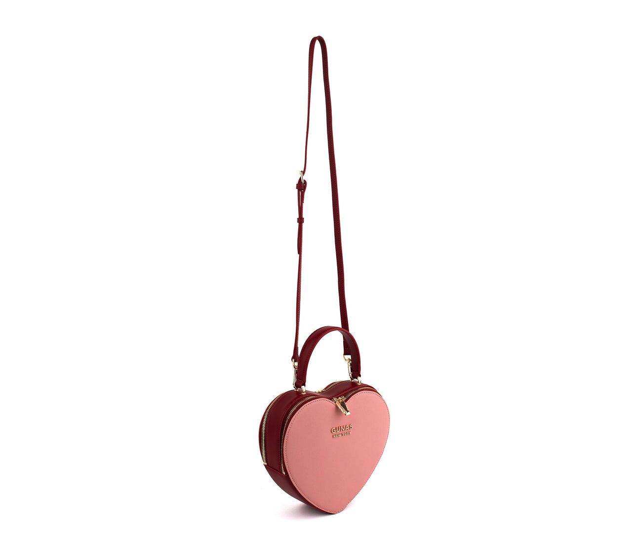 GUNAS NEW YORK - Sweetheart - Red & Pink Vegan Crossbody Bag - 1 COLOR -