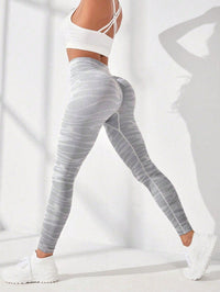 Thumbnail for High Waist Slim Fit Long Active Leggings - T - 1 COLOR -