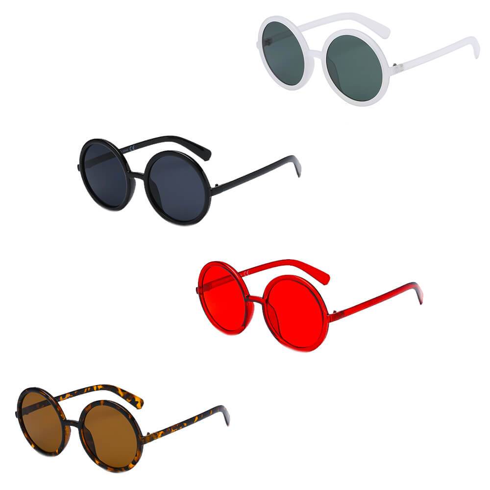 Indiana | S1074 - Women Round Oversize Sunglasses - 4 COLORS -