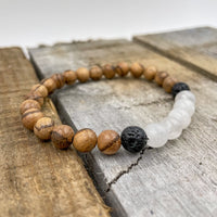 Thumbnail for Kingston - Moonstone, Light Sandalwood, & Lava Rock -