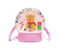 Thumbnail for Snowglobe Handbag - Reindeer Cheer -