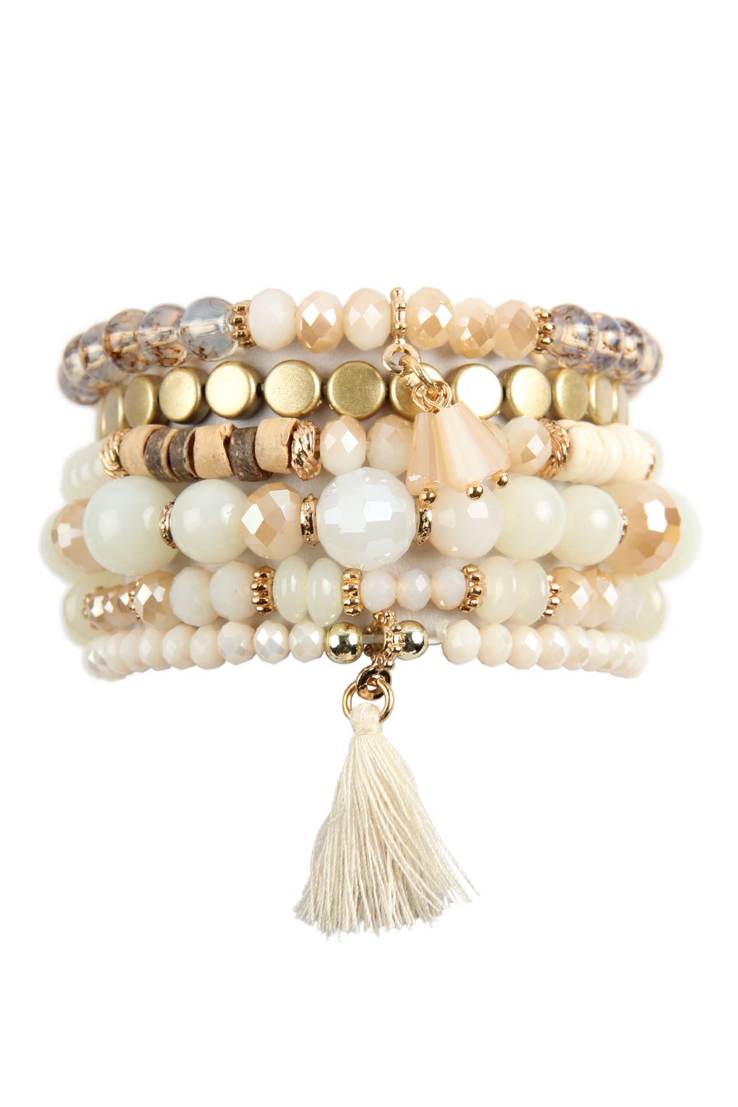 Beads Stack Bracelet - 5 COLORS