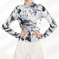 Thumbnail for Nayoko Turtleneck Long Sleeve Shirt - 1 COLOR -