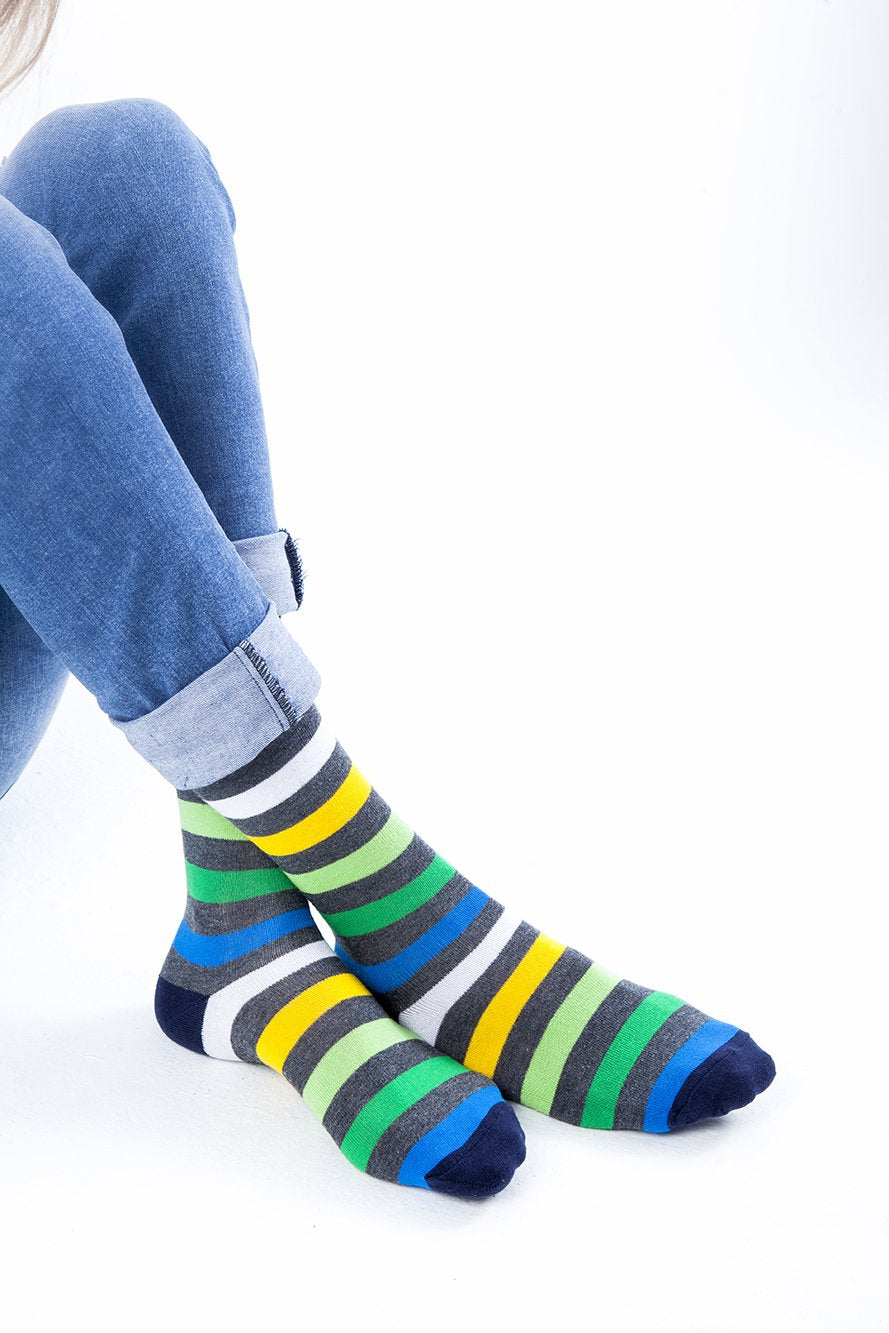 Men's Chic Mix Set Socks - 5 PACK -