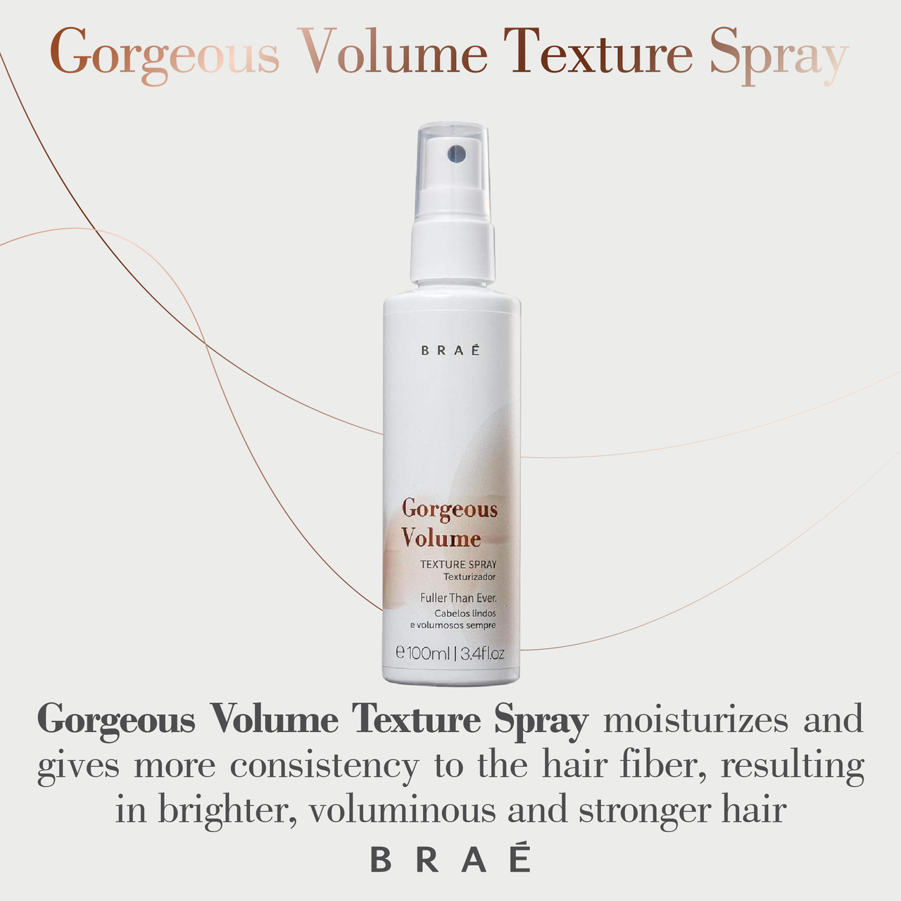 BRAE - Gorgeous Volume Texture Spray 3.4 Fl. Oz -