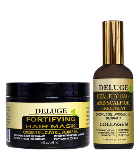 DELUGE - Hair Mask + Hair Oil -