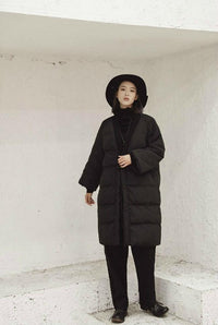 Thumbnail for Marigold Shadows - Ewart Wrap Puffer Coat - [3-13 DAY DELIVERY] - 1 COLOR -