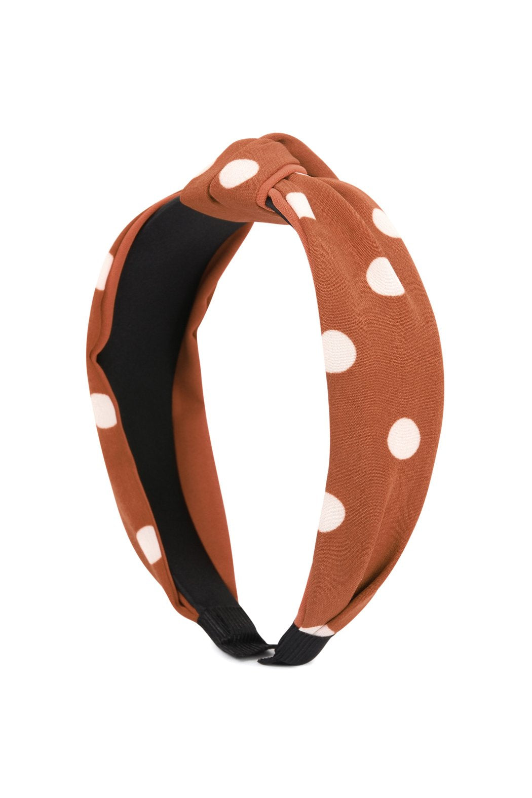 Riah Fashion - Polka Dots Tied Hair Band - 6 COLORS