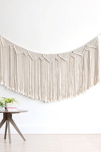 Thumbnail for Macrame Fringe Wall Hanging Decor - 43.3