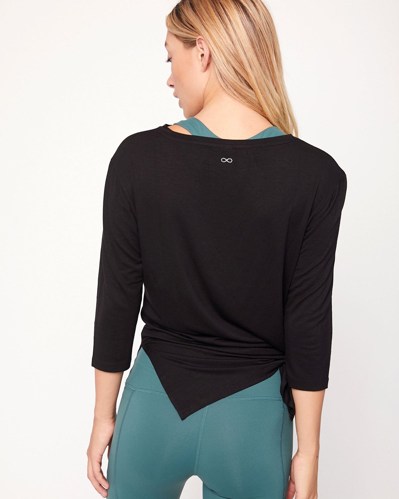 Rebody - Anen Side Tie 3/4 Sleeve Top - 2 COLORS -