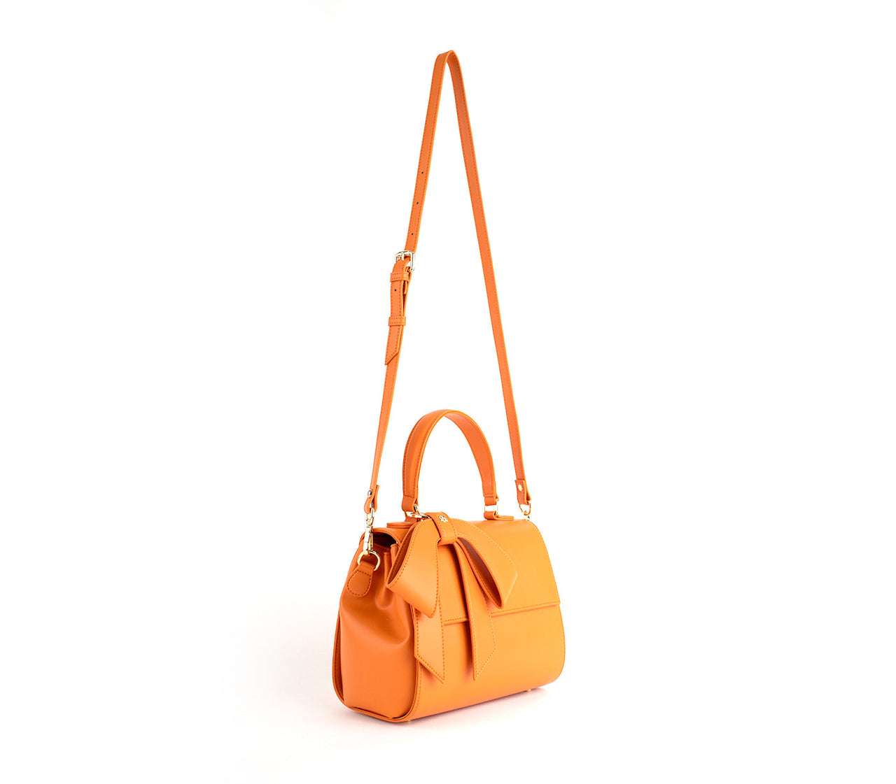 GUNAS NEW YORK - Cottontail - Orange Vegan Leather Bag - 1 COLOR -