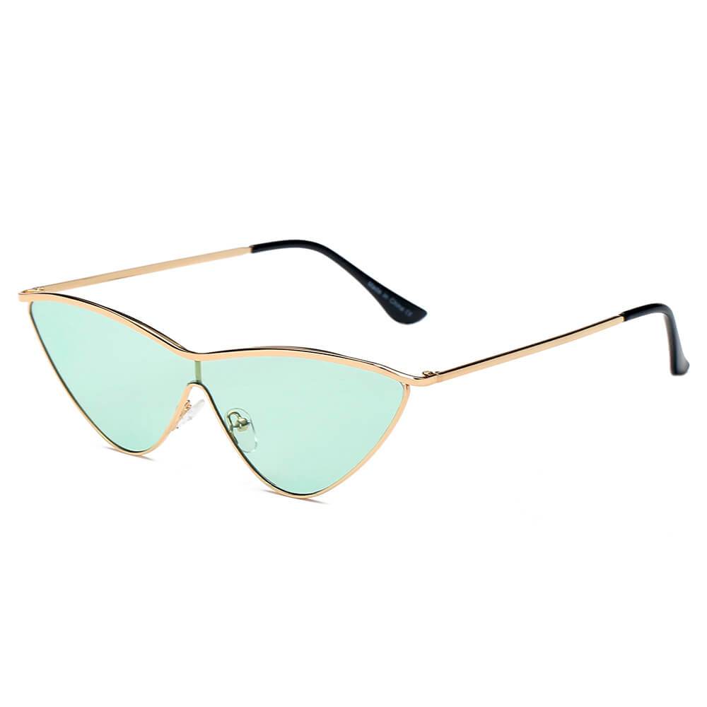 Fontana | S2067 - Women Metal Cat Eye Sunglasses - 5 COLORS -