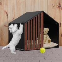 Thumbnail for Instachew - ENKEL PET HOUSE (Black & White), Modern Design, DOG BED, SHED - 2 COLORS -