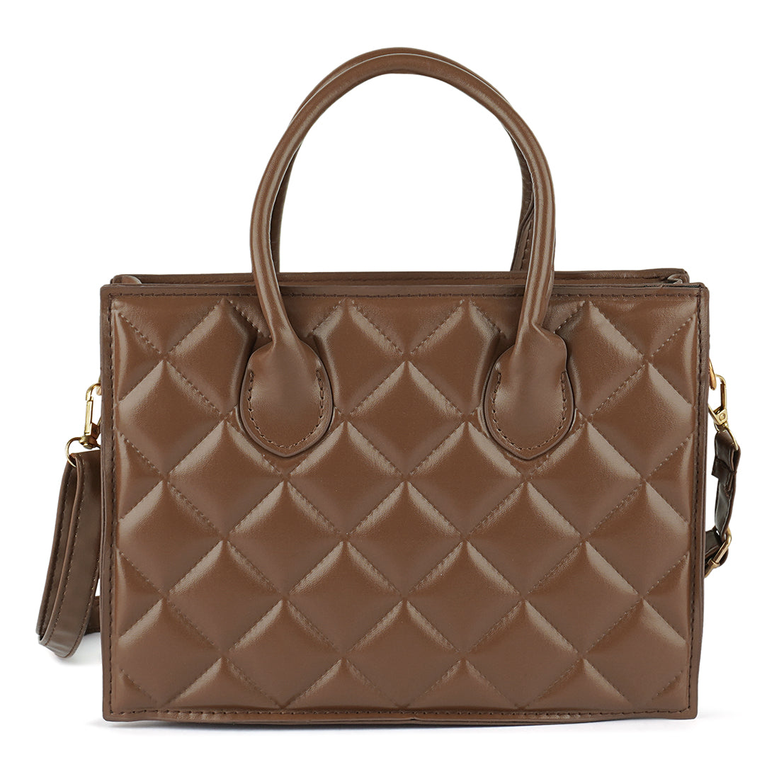 London Rag - Quilted Structure Hand Bag - 3 COLORS -