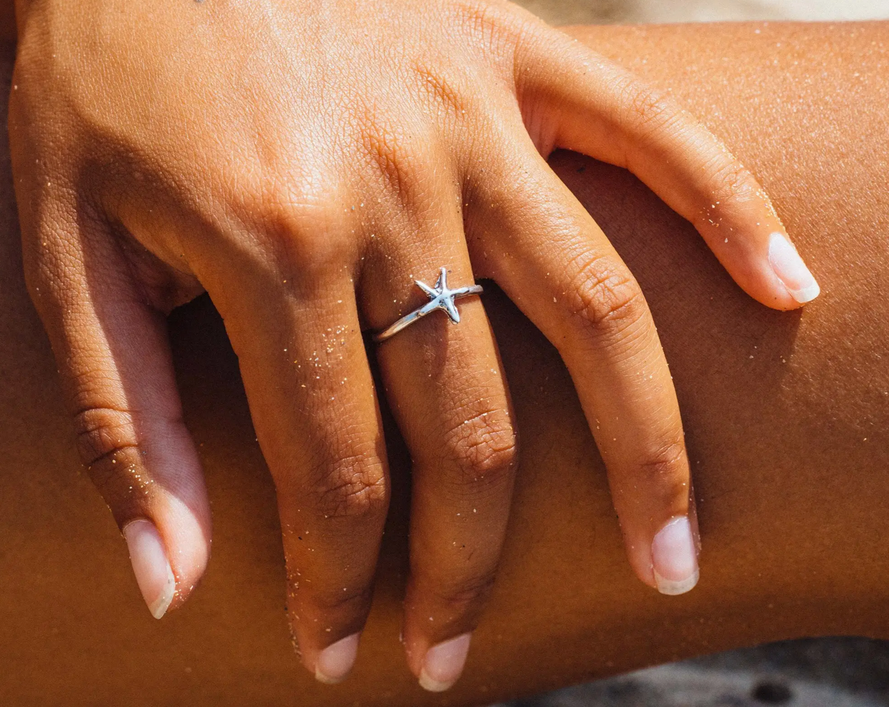 Starfish Adjustable Ring -