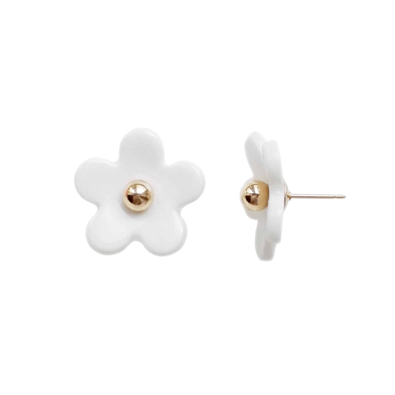 Everyday Porcelain Daisy Stud Earrings -