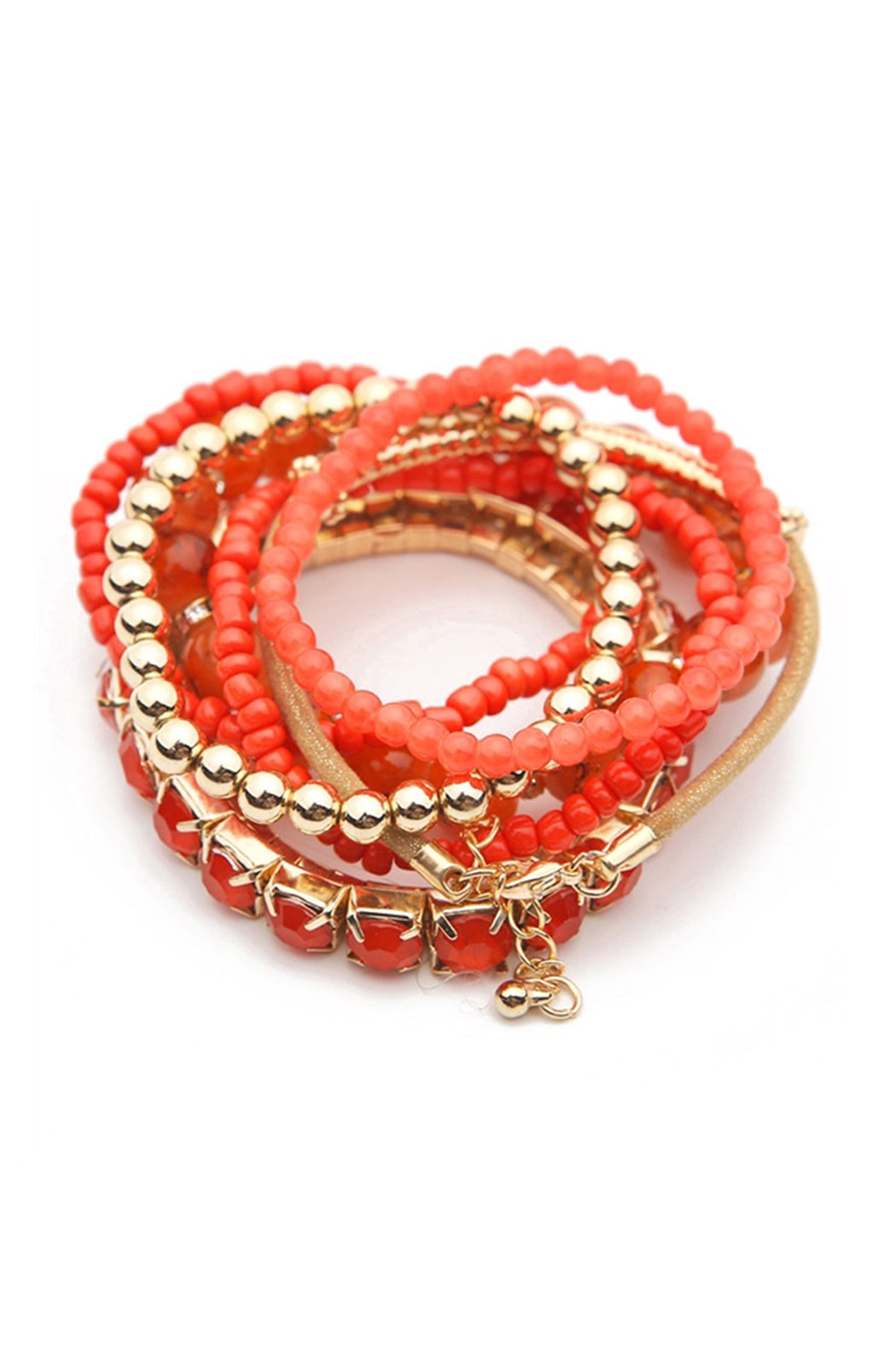 Multicolor Beaded Stretch Bracelet  - 26 COLORS