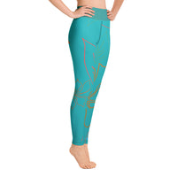 Thumbnail for FYC - Women's All Day Comfort Yoga Aloha Full Length Leggings - 1 COLOR -