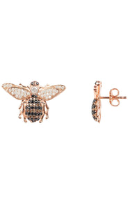 Thumbnail for LATELITA - Honey Bee Stud Earrings Rosegold -