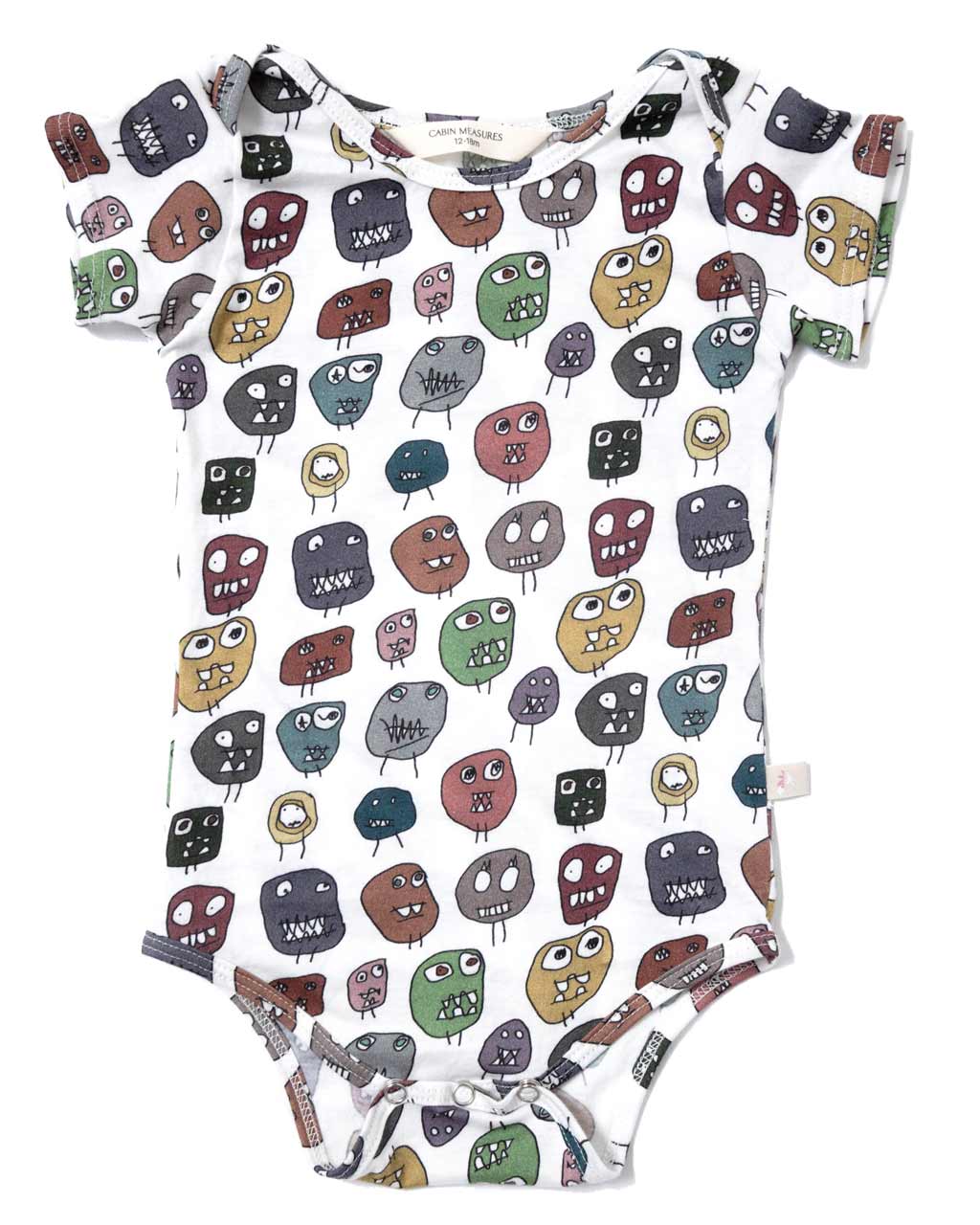 Cabin Measures - Monster Organic Cotton Onesie -