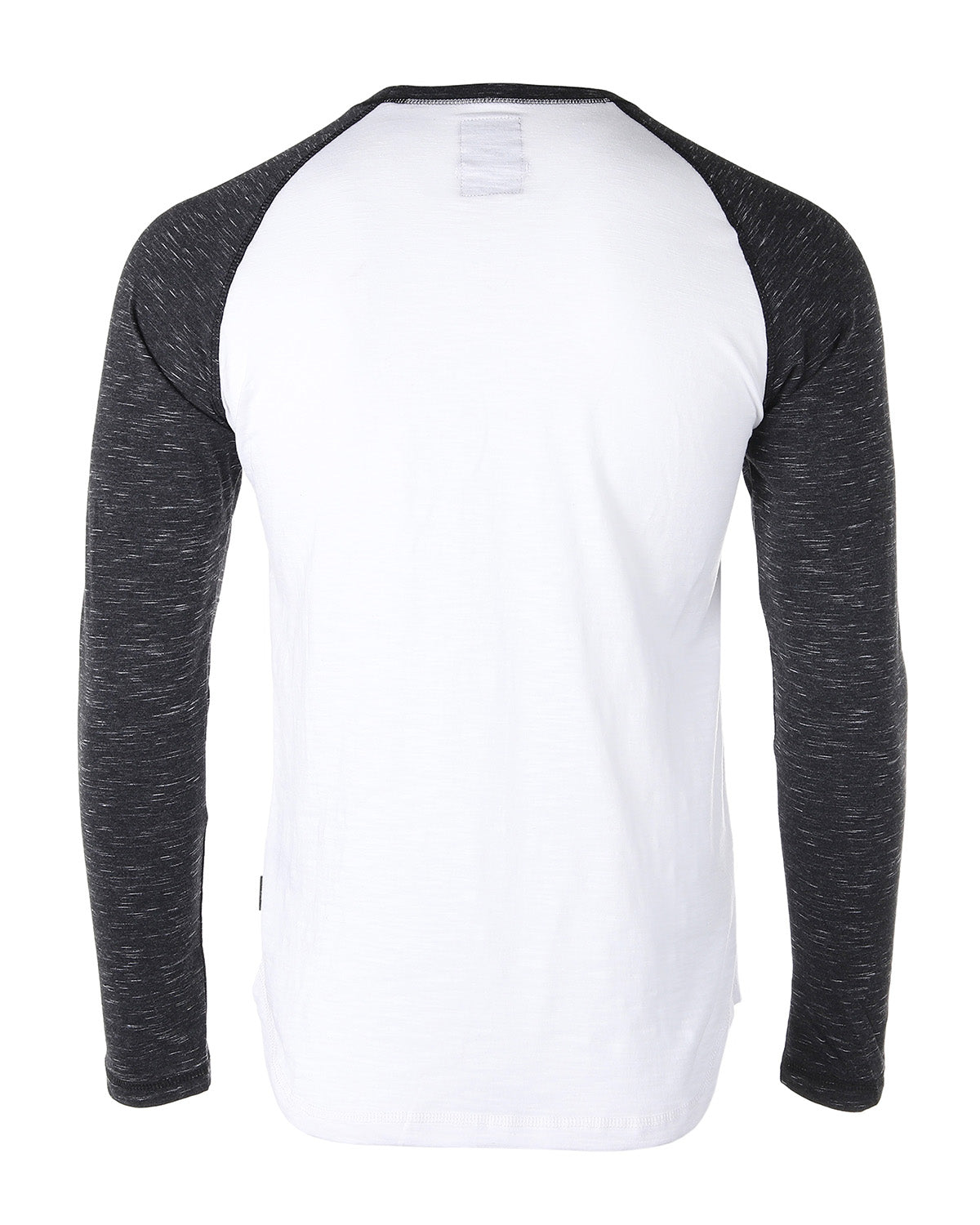 Men Athletic Fit Baseball Retro Contrast Long Sleeve Raglan T-Shirt - 1 COLOR -