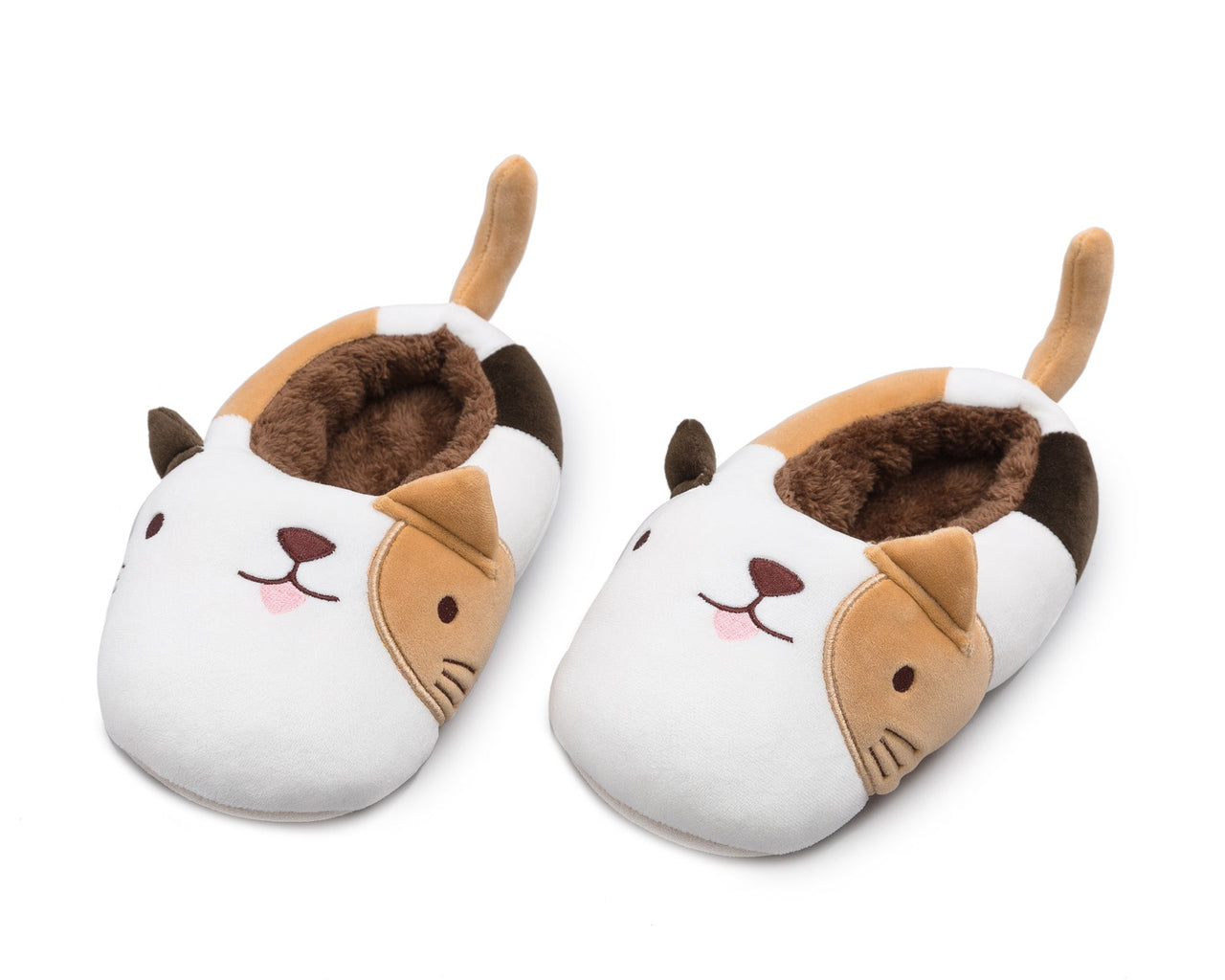 Cat Plushie Slippers - 2 COLORS -