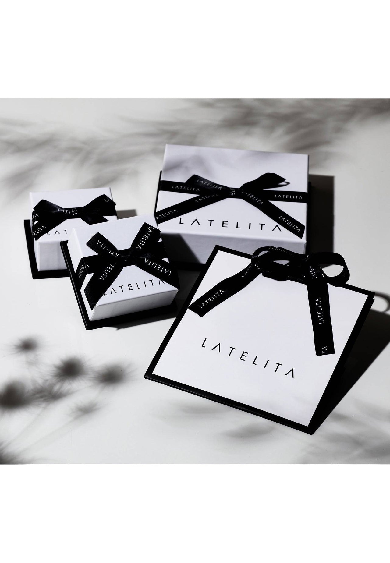 LATELITA - Star Burst 5 Drops Earrings Rosegold -