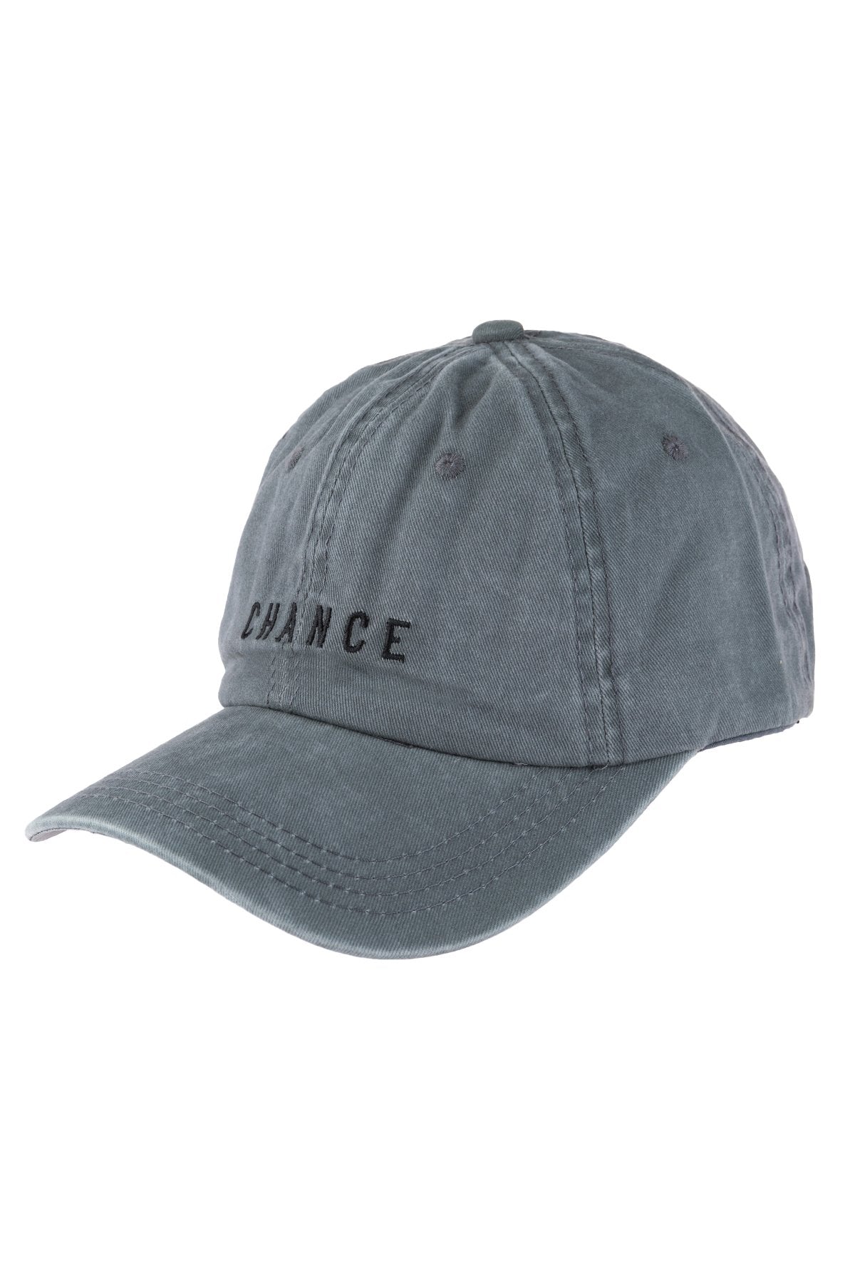 Riah Fashion - "Chance" Embroidered Acid Washed Cap- 5 COLORS