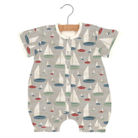 Thumbnail for Newcastle - Marina Sailboats Bamboo Newcastle Mini Romper -